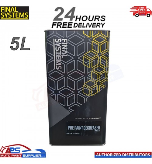 FINAL SYSTEMS PRE PAINT DEGREASER FAST 5L - FAST DELIVERY